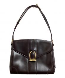 LAUNER LONDON（ロウナー ロンドン）の古着「ハンドバッグ」｜ブラウン
