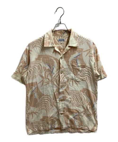 Sun Surf（サンサーフ）Sun Surf (サンサーフ) 鮎柄アロハシャツ アイボリー サイズ:Lの古着・服飾アイテム