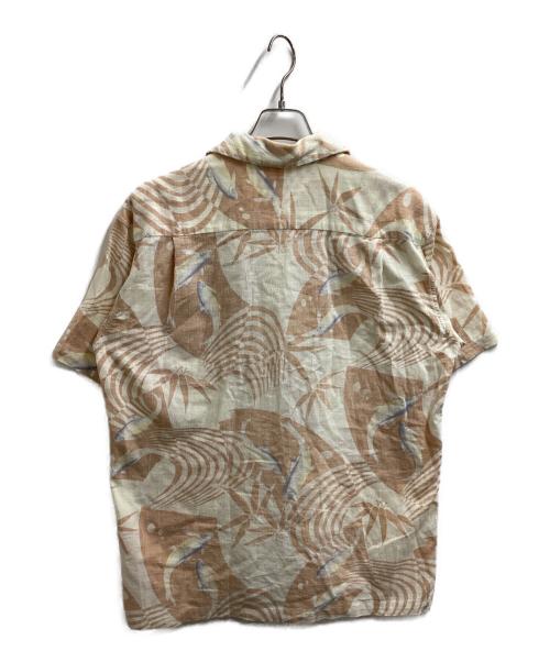 Sun Surf（サンサーフ）Sun Surf (サンサーフ) 鮎柄アロハシャツ アイボリー サイズ:Lの古着・服飾アイテム