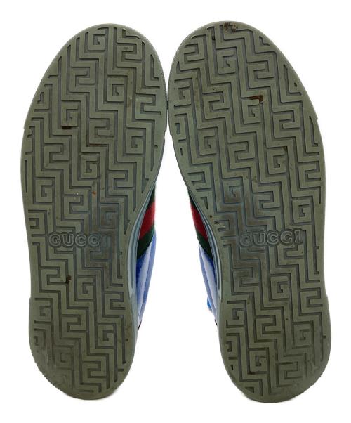 GUCCI（グッチ）GUCCI (グッチ) GGクリスタル エース スニーカー ブルー サイズ:7の古着・服飾アイテム