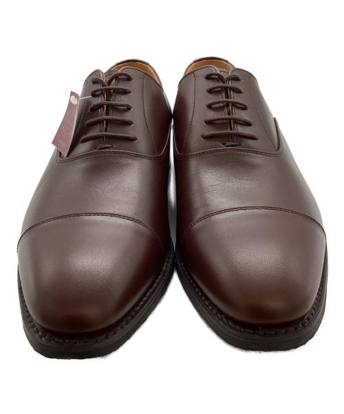 SCOTCH GRAIN（スコッチグレイン）SCOTCH GRAIN (スコッチグレイン) ストレートチップシューズ ブラウン サイズ:25cmの古着・服飾アイテム