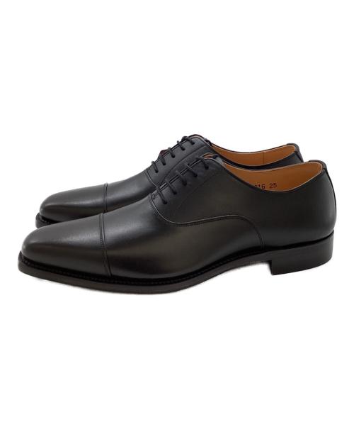 SCOTCH GRAIN（スコッチグレイン）SCOTCH GRAIN (スコッチグレイン) ストレートチップシューズ ブラック サイズ:25cmの古着・服飾アイテム