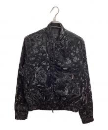 EMPORIO ARMANI（エンポリオ アルマーニ）の古着「Camouflage Coated Bomber Jacket」｜ブラック