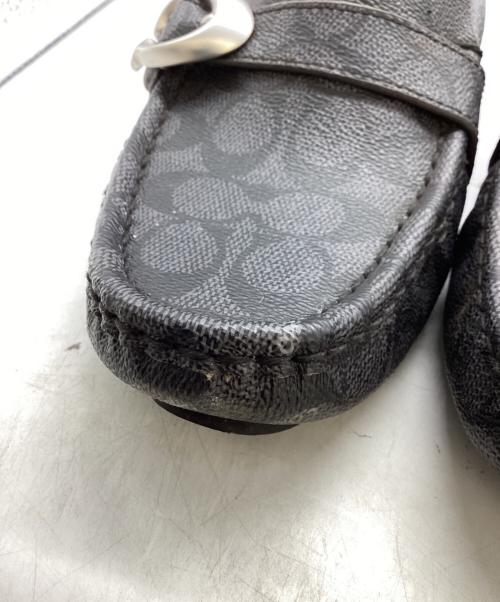 COACH（コーチ）COACH 　 (コーチ) シグネチャードライビングシューズ / G2300  ブラック サイズ:25.5cmの古着・服飾アイテム