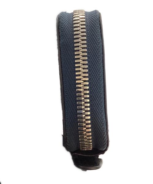 KUBERA 9981（クベラ9981）KUBERA 9981 (クベラ9981) LEATHER LONG WALLET / ロングレザーウォレット   ブラック×ブルーの古着・服飾アイテム