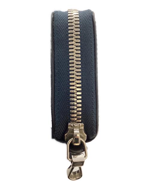 KUBERA 9981（クベラ9981）KUBERA 9981 (クベラ9981) LEATHER LONG WALLET / ロングレザーウォレット   ブラック×ブルーの古着・服飾アイテム