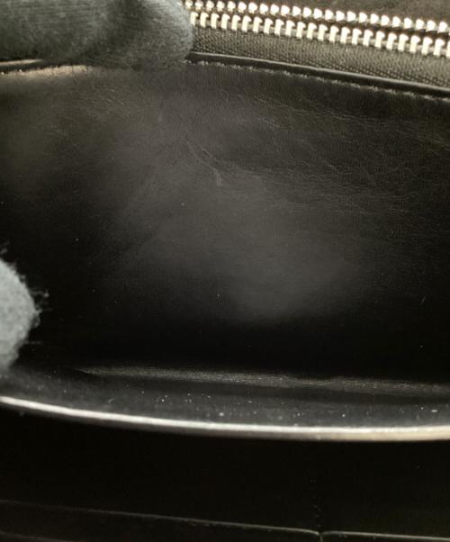 KUBERA 9981（クベラ9981）KUBERA 9981 (クベラ9981) LEATHER LONG WALLET / ロングレザーウォレット   ブラック×ブルーの古着・服飾アイテム