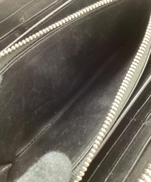 KUBERA 9981（クベラ9981）KUBERA 9981 (クベラ9981) LEATHER LONG WALLET / ロングレザーウォレット   ブラック×ブルーの古着・服飾アイテム