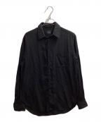 Yohji Yamamoto COSTUME D'HOMMEヨウジヤマモトコスチュームドオム）の古着「SUIT S POPLIN CDH STANDARD SHIRTS」｜ブラック