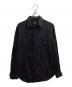 YOHJI YAMAMOTO COSTUME D'HOMME（ヨウジヤマモトコスチュームドオム）の古着「SUIT S POPLIN CDH STANDARD SHIRTS」｜ブラック