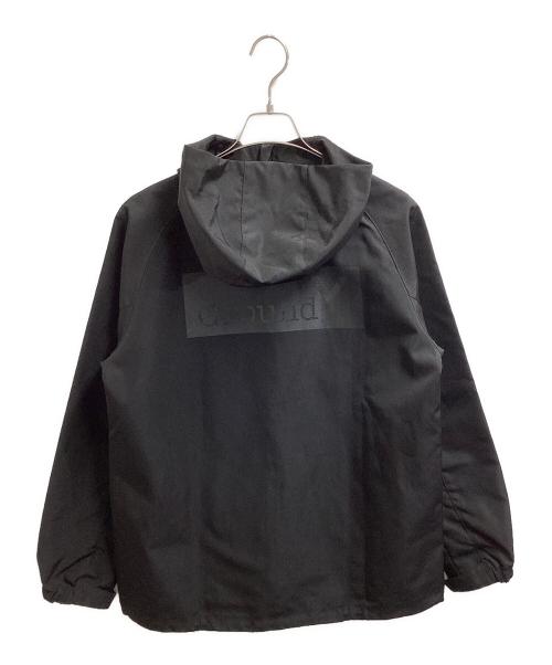 GROUND Y（グラウンドワイ）GROUND Y (グラウンドワイ) MINI OXFORD CLOTH SHELL PARKA / バックロゴフーデットシェルジャケット / GO-J50-900 ブラック サイズ:2の古着・服飾アイテム