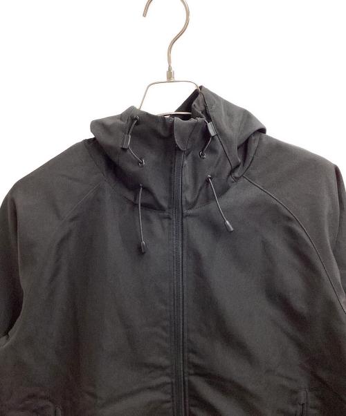GROUND Y（グラウンドワイ）GROUND Y (グラウンドワイ) MINI OXFORD CLOTH SHELL PARKA / バックロゴフーデットシェルジャケット / GO-J50-900 ブラック サイズ:2の古着・服飾アイテム