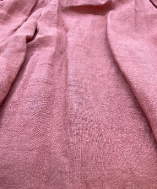 suadeo（スアデオ）suadeo (スアデオ) リネンノースリーブワンピース レッド サイズ:Freeの古着・服飾アイテム
