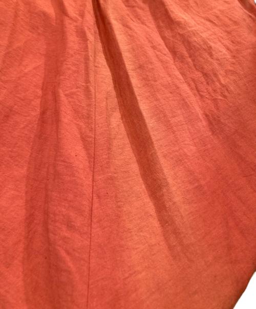 suadeo（スアデオ）suadeo (スアデオ) リネンノースリーブワンピース レッド サイズ:Freeの古着・服飾アイテム