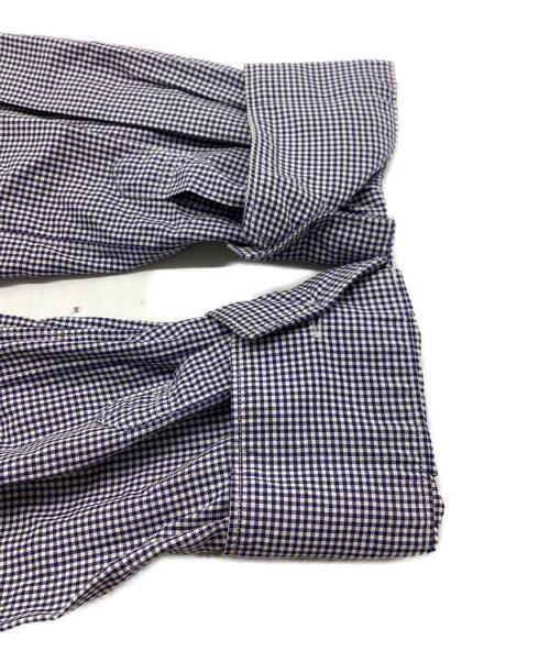 COMME des GARCONS SHIRT（コムデギャルソンシャツ）COMME des GARCONS SHIRT (コムデギャルソンシャツ) 襟切替チェックシャツ ブルー サイズ:Sの古着・服飾アイテム