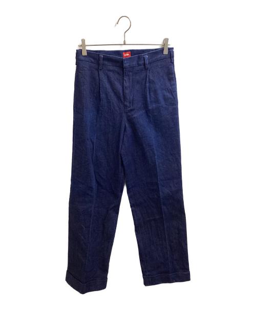 order（オーダー）order (オーダー) order loose slacks denim（オーダールーズスラックスデニム） / 012 インディゴ サイズ:Sの古着・服飾アイテム