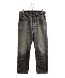 LEVI'S（リーバイス）の古着「90s 後染め 501デニムパンツ【USA製】/ ボタン裏522」｜グレー