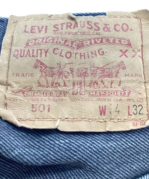LEVI'S（リーバイス）LEVI'S (リーバイス) 90s 後染め 501デニムパンツ【USA製】/ ボタン裏522 グレー サイズ:SIZE 34/32の古着・服飾アイテム