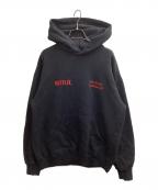 The Ennnoy Professional×NETFLIXザ エンノイ プロフェッショナル×ネットフリックス）の古着「プルオーバーパーカー / AW23BRENCT02NTL」｜ブラック