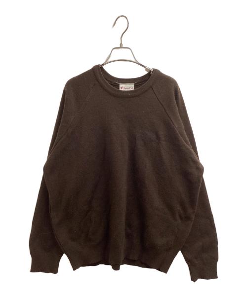 The Ennoy Professional（ザ エンノイ プロフェッショナル）THE ENNOY PROFESSIONAL (ザ エンノイ プロフェッショナル) Charles Kirk (チャールズ カーク) Round Neck Pullover / AW22BRENKT01AT ブラウン サイズ:Mの古着・服飾アイテム
