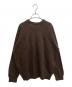 THE ENNOY PROFESSIONAL (ザ エンノイ プロフェッショナル) Charles Kirk (チャールズ カーク) Round Neck Pullover / AW22BRENKT01AT ブラウン サイズ:M：12000円