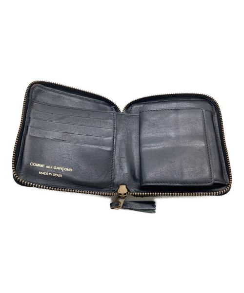 COMME des GARCONS（コムデギャルソン）COMME des GARCONS (コムデギャルソン) クローバー型 ラウンドジップウォレット  ブラックの古着・服飾アイテム