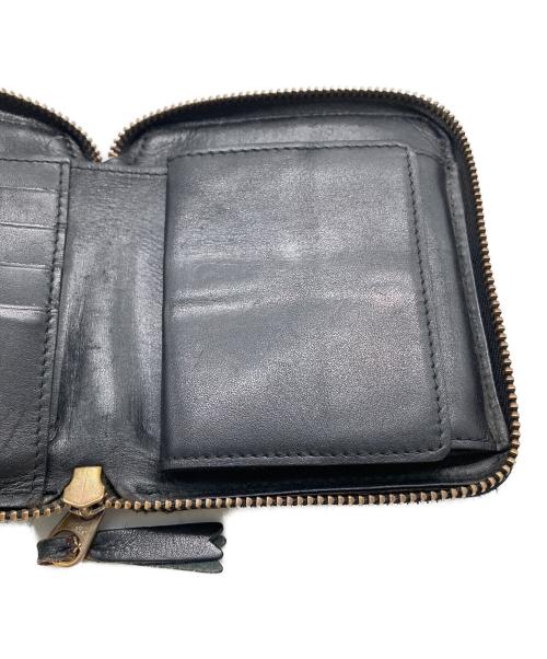 COMME des GARCONS（コムデギャルソン）COMME des GARCONS (コムデギャルソン) クローバー型 ラウンドジップウォレット  ブラックの古着・服飾アイテム