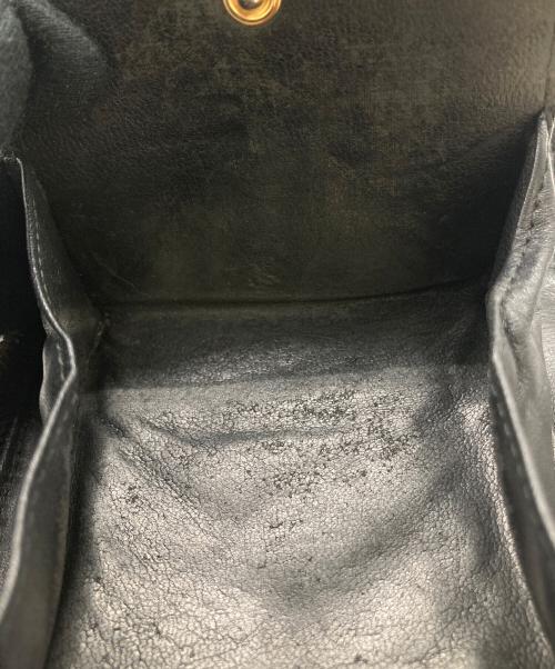 COMME des GARCONS（コムデギャルソン）COMME des GARCONS (コムデギャルソン) クローバー型 ラウンドジップウォレット  ブラックの古着・服飾アイテム