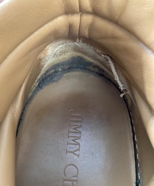 JIMMY CHOO（ジミーチュウ）JIMMY CHOO (ジミーチュウ) アニマル柄ハイカットスニーカー ブラウン サイズ:42の古着・服飾アイテム