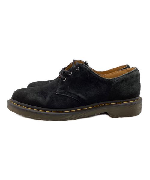 Dr.Martens（ドクターマーチン）Dr.Martens　 (ドクターマーチン) 3ホールスウェードシューズ ブラック サイズ:UK7の古着・服飾アイテム
