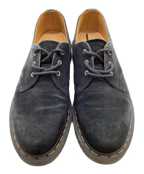 Dr.Martens（ドクターマーチン）Dr.Martens　 (ドクターマーチン) 3ホールスウェードシューズ ブラック サイズ:UK7の古着・服飾アイテム