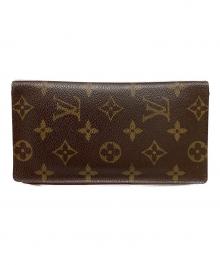 LOUIS VUITTON（ルイ ヴィトン）の古着「ポルトバルール カルトクレディ 長財布」｜ブラウン