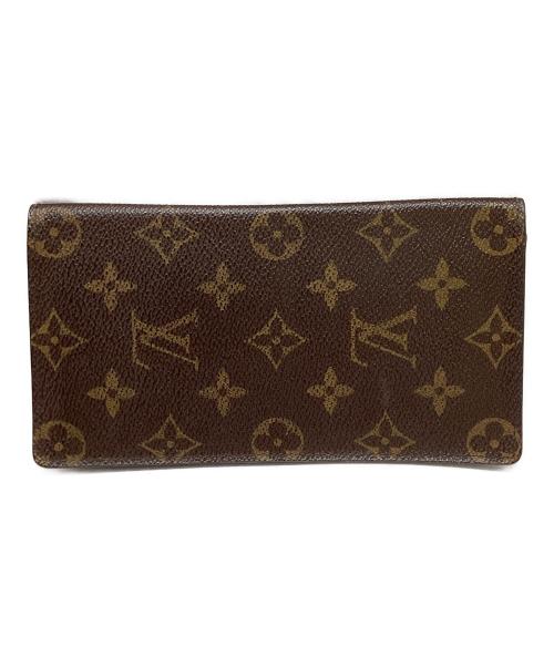 LOUIS VUITTON（ルイ ヴィトン）LOUIS VUITTON (ルイ ヴィトン) ポルトバルール カルトクレディ 長財布 ブラウンの古着・服飾アイテム