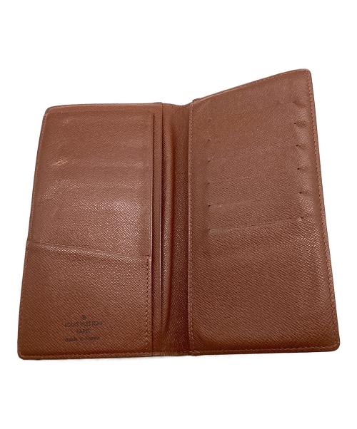 LOUIS VUITTON（ルイ ヴィトン）LOUIS VUITTON (ルイ ヴィトン) ポルトバルール カルトクレディ 長財布 ブラウンの古着・服飾アイテム
