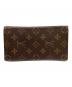 LOUIS VUITTON (ルイ ヴィトン) ポルトバルール カルトクレディ 長財布 ブラウン：10000円