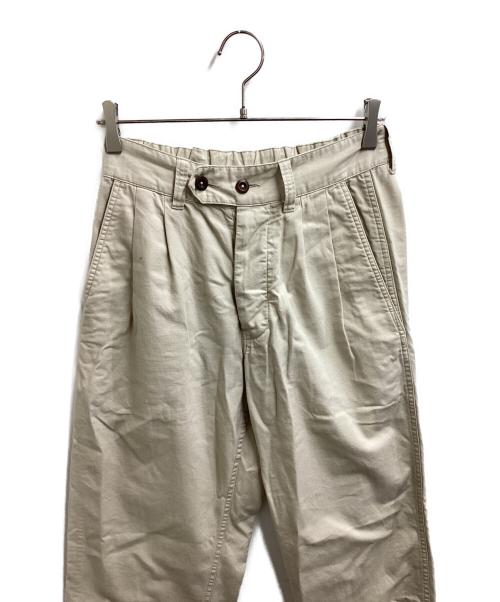 MHL（エムエイチエル）MHL (エムエイチエル) fine cotton easy pants　/　596-3140508 アイボリー サイズ:Ｓの古着・服飾アイテム
