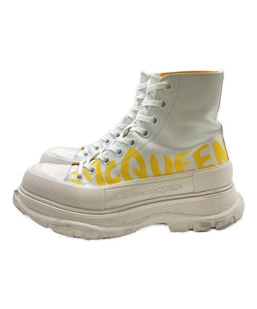 ALEXANDER McQUEEN（アレキサンダーマックイーン）ALEXANDER McQUEEN (アレキサンダーマックイーン) Tread Slick Boots ホワイト サイズ:41の古着・服飾アイテム