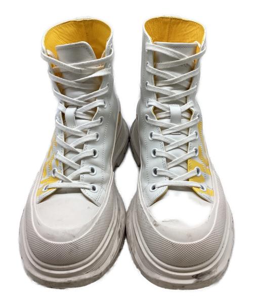 ALEXANDER McQUEEN（アレキサンダーマックイーン）ALEXANDER McQUEEN (アレキサンダーマックイーン) Tread Slick Boots ホワイト サイズ:41の古着・服飾アイテム