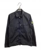 STONE ISLANDストーンアイランド）の古着「Nylon Metal Overshirt / ナイロンメタルオーバーシャツ / 781510919 / 23SS」｜ブラック