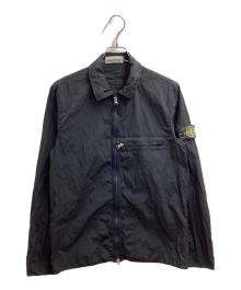 STONE ISLAND（ストーンアイランド）の古着「Nylon Metal Overshirt / ナイロンメタルオーバーシャツ / 781510919 / 23SS」｜ブラック