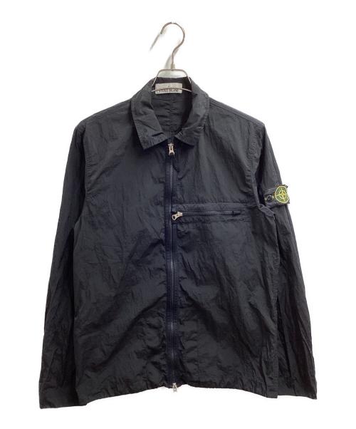 STONE ISLAND（ストーンアイランド）STONE ISLAND (ストーンアイランド) Nylon Metal Overshirt / ナイロンメタルオーバーシャツ / 781510919 / 23SS ブラック サイズ:Mの古着・服飾アイテム