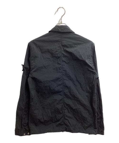STONE ISLAND（ストーンアイランド）STONE ISLAND (ストーンアイランド) Nylon Metal Overshirt / ナイロンメタルオーバーシャツ / 781510919 / 23SS ブラック サイズ:Mの古着・服飾アイテム
