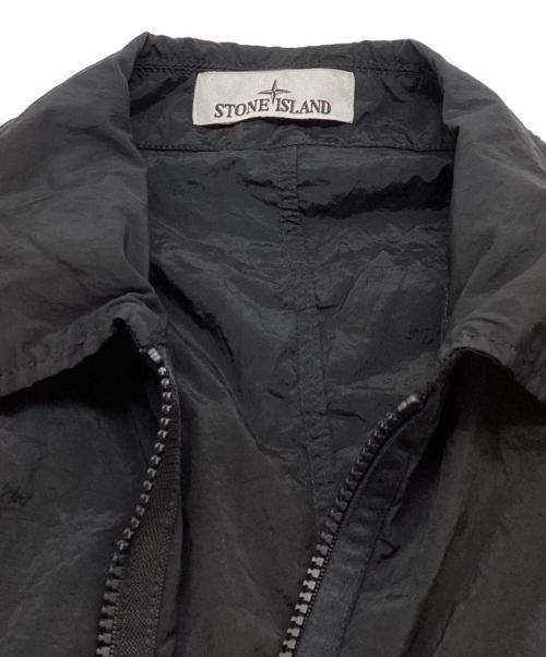 STONE ISLAND（ストーンアイランド）STONE ISLAND (ストーンアイランド) Nylon Metal Overshirt / ナイロンメタルオーバーシャツ / 781510919 / 23SS ブラック サイズ:Mの古着・服飾アイテム