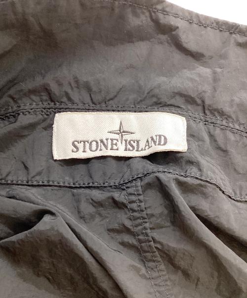 STONE ISLAND（ストーンアイランド）STONE ISLAND (ストーンアイランド) Nylon Metal Overshirt / ナイロンメタルオーバーシャツ / 781510919 / 23SS ブラック サイズ:Mの古着・服飾アイテム