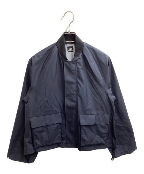 NEW BALANCE（ニューバランス）NEW BALANCE (ニューバランス) MET24 Short Jacket　/　AWJ45025 ネイビー サイズ:Lの古着・服飾アイテム