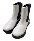 MERRELLメレル）の古着「Chelsea boots / サイドゴアブーツ / vibram / ビブラムソール / J068054」｜ホワイト