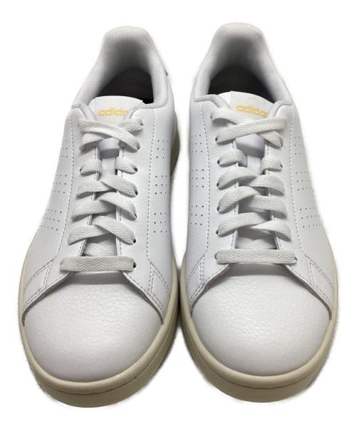 adidas（アディダス）adidas (アディダス) ADVANCOURT　/　GW4850 ホワイト サイズ:23.5の古着・服飾アイテム