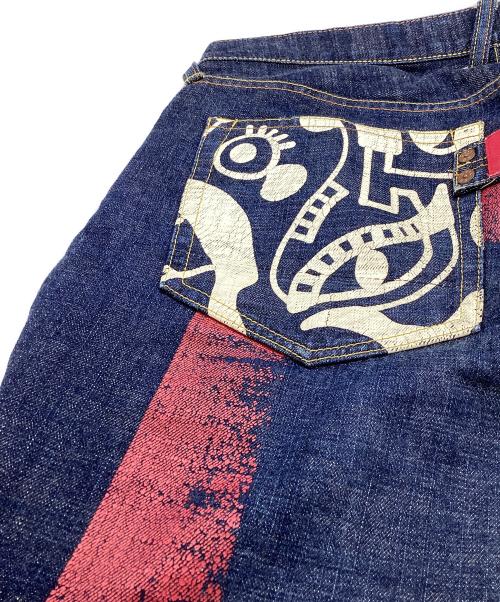 EVISU PARIS（エヴィス パリス）EVISU PARIS (エヴィス パリス) セルビッチデニムパンツ / Lot.5001  インディゴ サイズ:34/34の古着・服飾アイテム