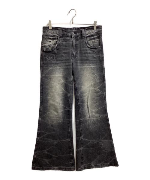 Jaded London（ジェイデッドロンドン）JADED LONDON (ジェイデッドロンドン) フレアデニムパンツ グレー サイズ:W30の古着・服飾アイテム