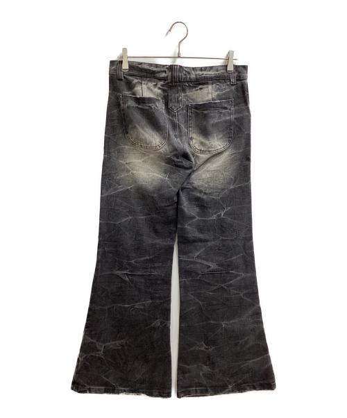 Jaded London（ジェイデッドロンドン）JADED LONDON (ジェイデッドロンドン) フレアデニムパンツ グレー サイズ:W30の古着・服飾アイテム